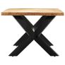 Dining Table 200x100x75 cm Solid Mango Wood Image 4
