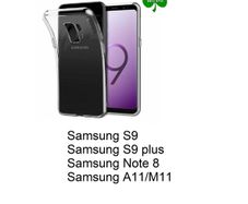 For Samsung Galaxy S9/S9 Plus/Note 8/A11/M11 Case Cover Crystal Clear Gel Protective Housing Case