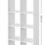 New Bookcase with 10 compartments (White) FREE P&P Image 4