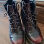 Dr. Martens PERSEPHONE cherry red arcadia leather heeled boots Image 3
