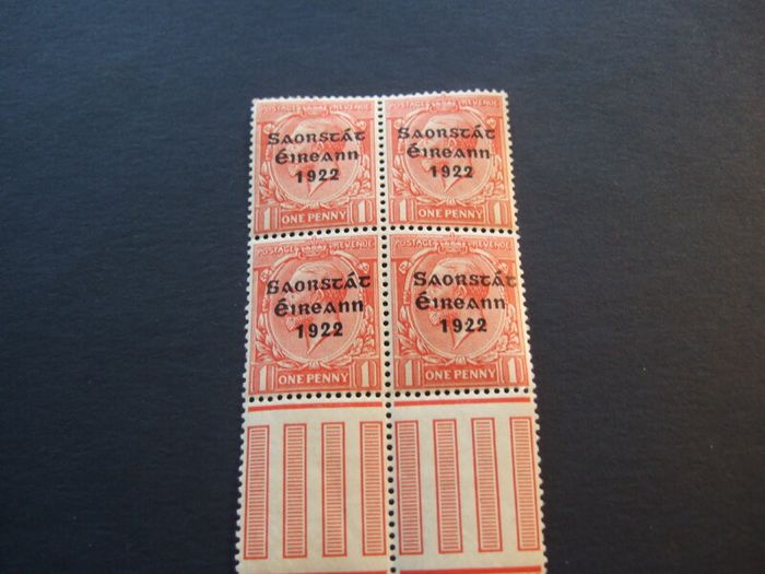 Irish Premium Stamp Overprints.