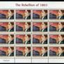 2003 Ireland Centenary of 1803 Rebellion Commemorative Stamp Sheetlet Plate 1A1A1A1A  Mint Never Hinged (MNH) Image 2
