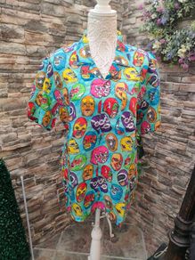 Boardies Lucha Libra shirt wrestling size Medium spring summer holidays festival outfit Brand New Postage included