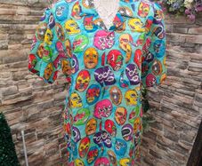 Boardies Lucha Libra shirt wrestling size Medium spring summer holidays festival outfit Brand New Postage included