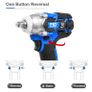 BRAND NEW Electric Impact Wrench 21V Brushless Wrench Socket 4000mAh Li-ion Battery Hand Drill Installation Power Tools By PROSTORMER Image 7
