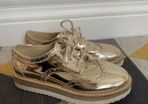 Gold Zara Shoes