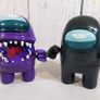 Among Us Crewmate Imposter Action Figurine Purple Monster Toy With Egg Hat Sloth Image 7