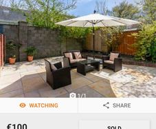 Polyrattan lounge set