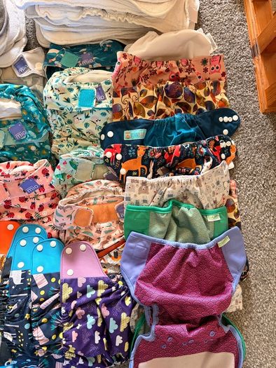 Reusable Nappies Bundle, 35 nappies plus extras
