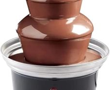 Large Size Stainless Steel Chocolate Fountain 500ml 90w Fondue Set Electric 3-Tier Machine with Hot Melting Pot Base OCF17
