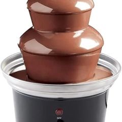 Large Size Stainless Steel Chocolate Fountain 500ml 90w Fondue Set Electric 3-Tier Machine with Hot Melting Pot Base OCF17