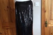 BNWTS H&amp;M Ladies Festive Black Sparkly Sequin Evening wear party Dress  Size XL  Includes postage