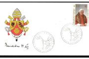 2005 Vatican Portrait of Benedict XVI, Habemus Papam (Beginning of the pontificate of Benedict XVI) First Day Cover (FDC)
