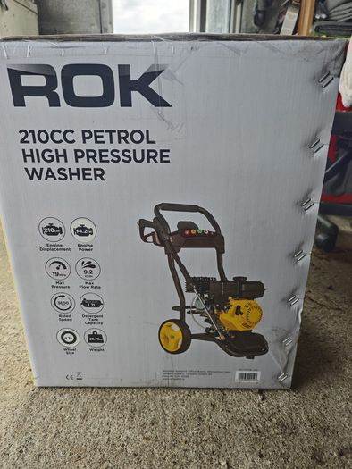 ROK petrol power washer