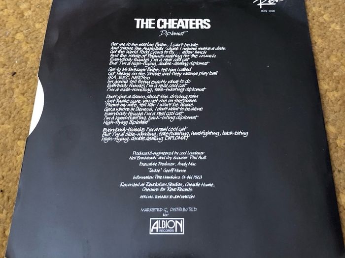 The Cheaters - Spirit in the Sky (1982) 7"