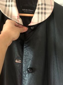 Roberto Gianni leather coat / jacket