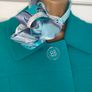 50s style green blazer with matching neck scarf size 14 Postage included Image 4