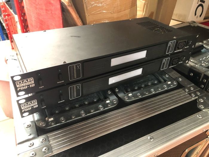 1  Dap Audio PDU-10 Power Distribution Unit with rack light rack mount IEC outputs, as new
