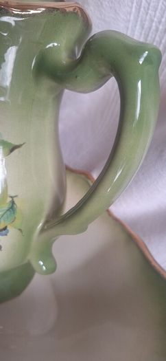Vintage Staffordshire Ironstone Pitcher & Wash basin set.