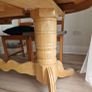solid oak dining table Image 5