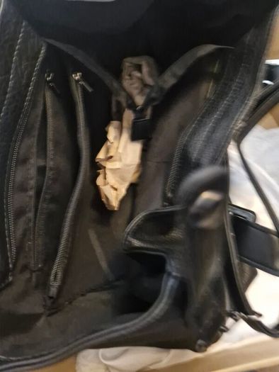 Leather handbag