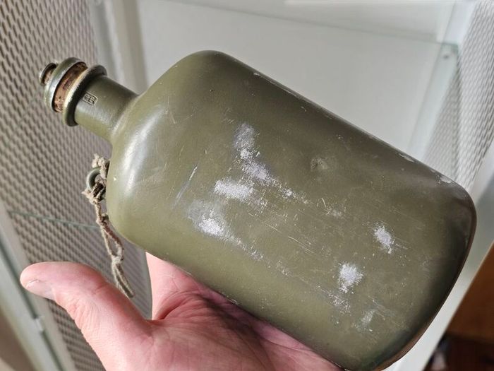 Vintage 1950s Swiss Army Military Issued Canteen set Collectable Militaria