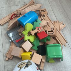 Ikea Wooden Toy Train Set