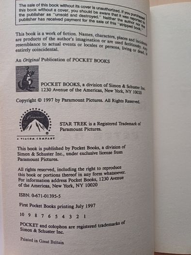 Star Trek Books Bundle Science Fiction Adventure Enterprise Voyager TNG TOS DS9
