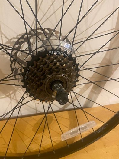 100% Brand-new Bicycle Rear wheel, back wheel Disc brake wheel 27.5 inch 7 Speed Shimano Cassette rear wheel