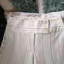 Mango suit jacket + wide leg trousers striped tailored set beige similar to Michelle Keegan 8/10 Image 3