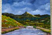 Jim Barnes original canvas landscape painting