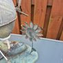 Metal Cow Garden Ornament & Planter Wobbly Head Image 7
