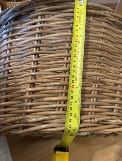 Wicker Christmas tree skirt
