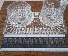 Dublin Crystal Sugar/Creamer set