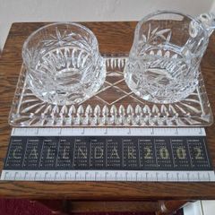 Dublin Crystal Sugar/Creamer set