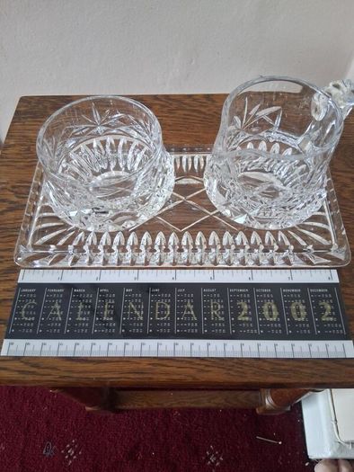 Dublin Crystal Sugar/Creamer set