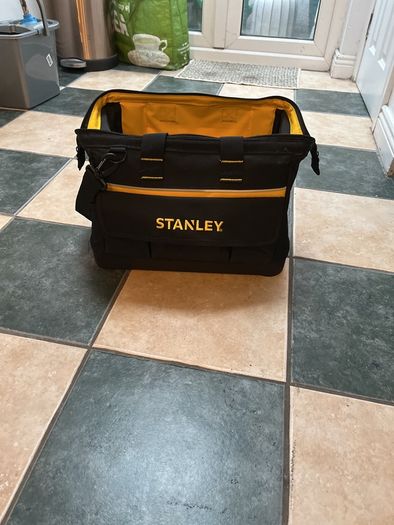 STANLEY Tool Bag with Heavy Duty Plastic Base