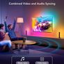 Govee Envisual WiFi RGBIC LED Lights, DreamView T1 Pro Smart LED TV Backlights, Alexa & Google Assistant Compatible Light Bars for 55-65 inch Screen Image 6