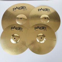 Paiste cymbals 20" ride 16" crash 14" hi hat top & bottom