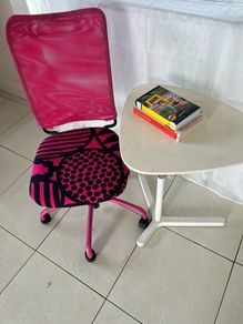 IKEA desk chair pink, green and black available