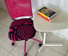 IKEA desk chair pink, green and black available