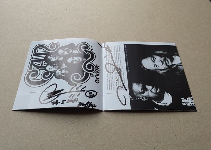 Krautrock legends CAN autographed CD