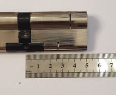 Yale euro Cylinder 45/50mm door lock x2 used
