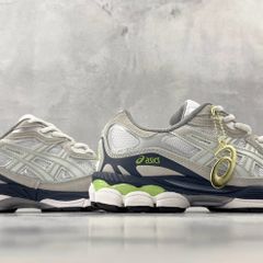 Asics Gel NYC Grey Lime Blue Unisex Sneakers
