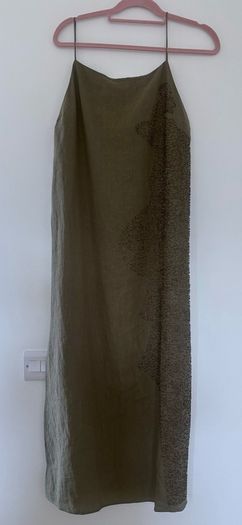 Massimo Dutti beaded midi dress
