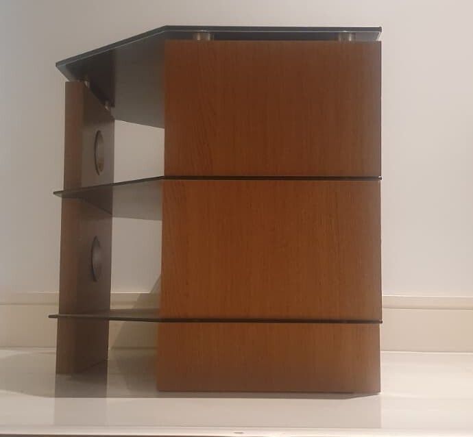 Stylish Glass TV & Games Console Unit