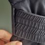 BARBOUR Charcoal Black Quilted Belted Jacket with Detachable  Luxurious Faux Fur Hood Sz 12 UK - Rrp 260 (New) Image 8