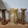 Vase and Candle sticks Image 2