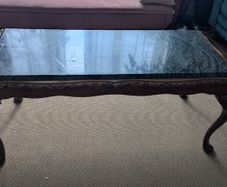 Louis XV style marble coffee table