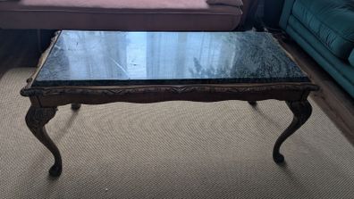 Louis XV style marble coffee table